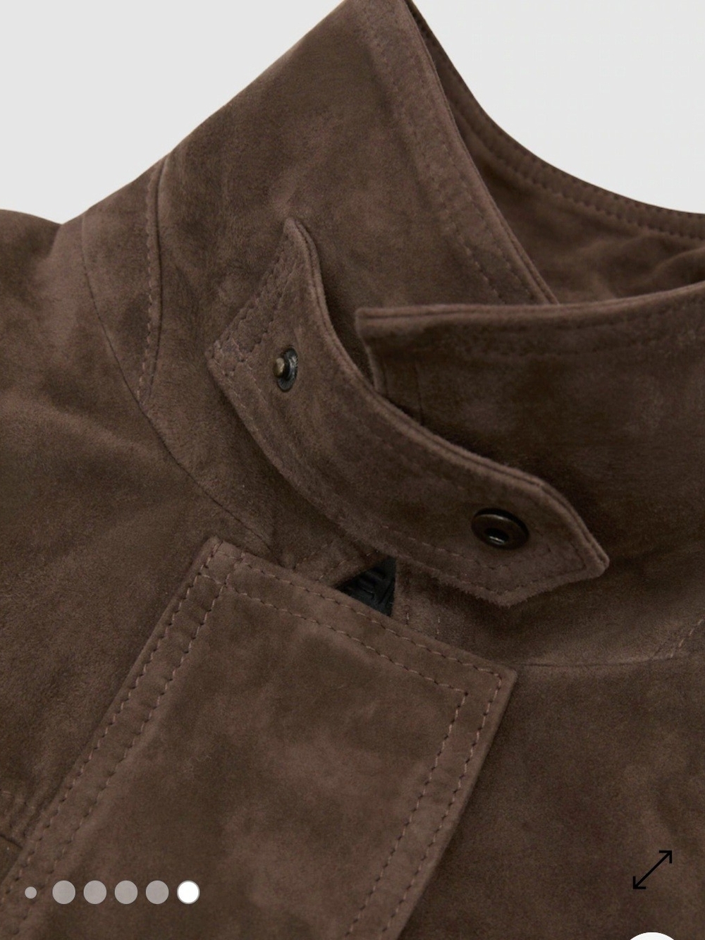 Reiss Cooper Suede Relaxed Fit Jacket 4 $895 - Picture 10 of 15